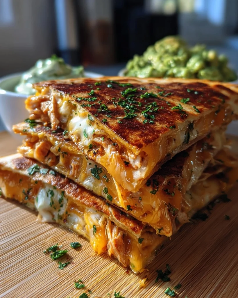 Cheesy quesadilla’s met avocado for the ultimate snack!