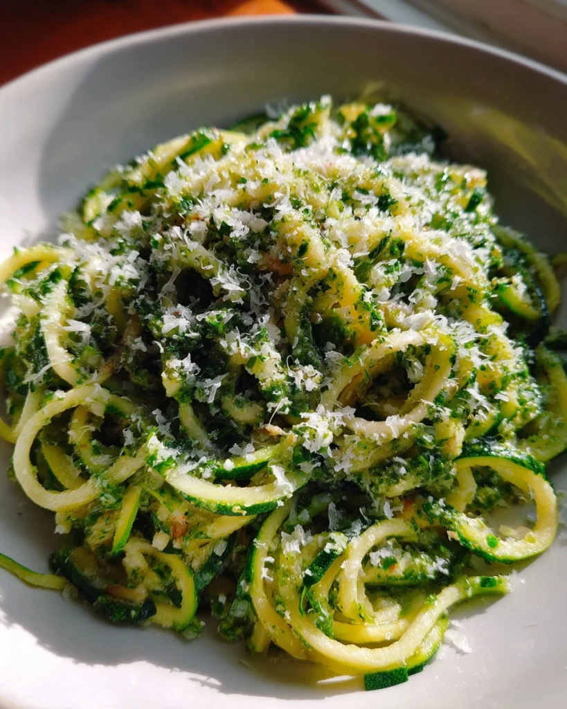 Courgette Pasta met Pesto en Parmezaan: Ontdek het Geheim!