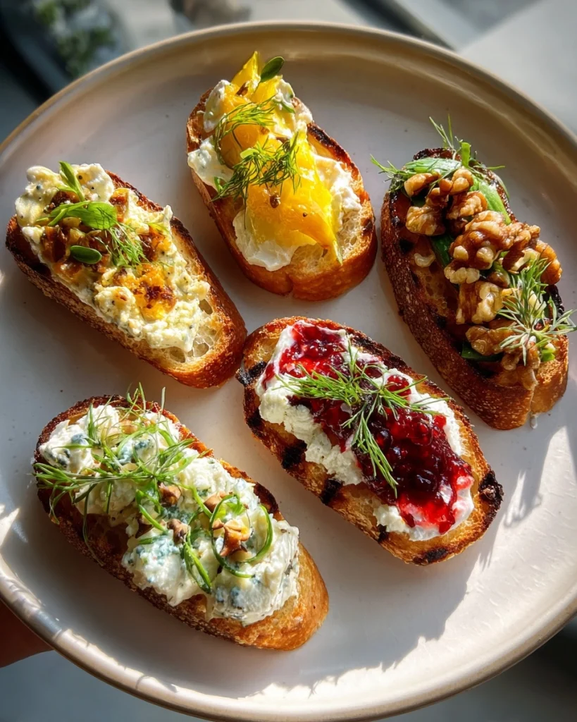 Crostini met diverse toppings: ontdek de ultieme smaak!