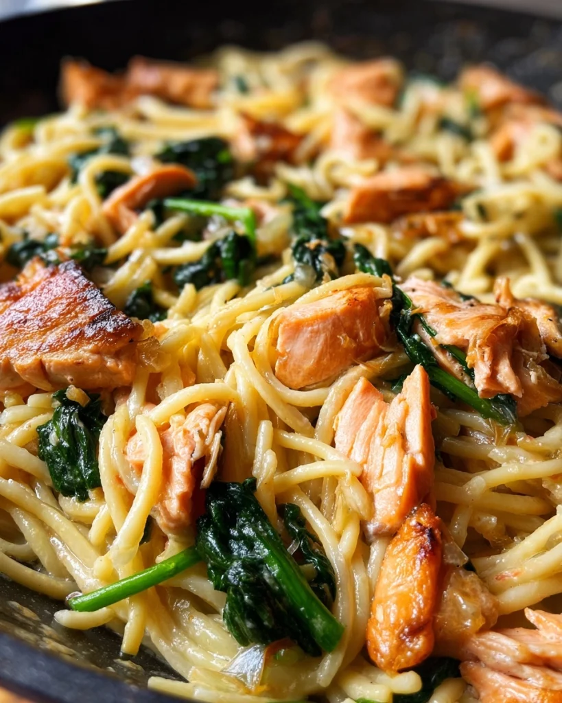 Eenpans Pasta met Zalm en Spinazie: Eenvoudig en Snel!