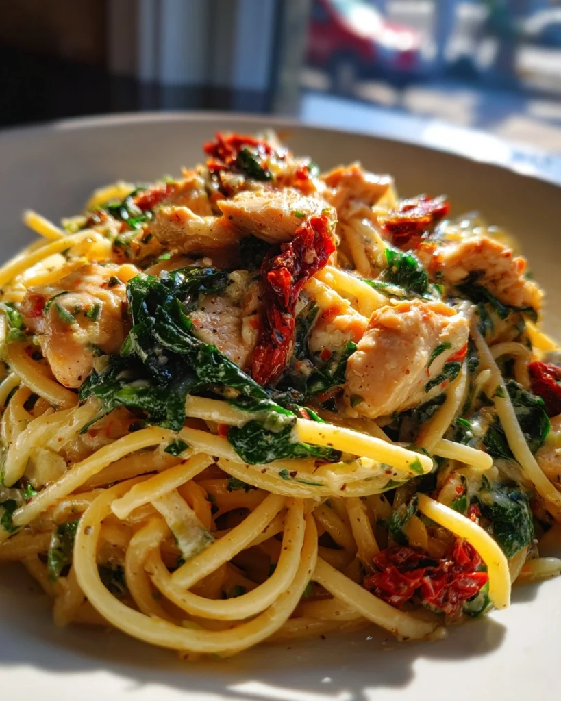 Eenpans Toscaanse Kip Pasta – Ontdek het geheim in 30 minuten!