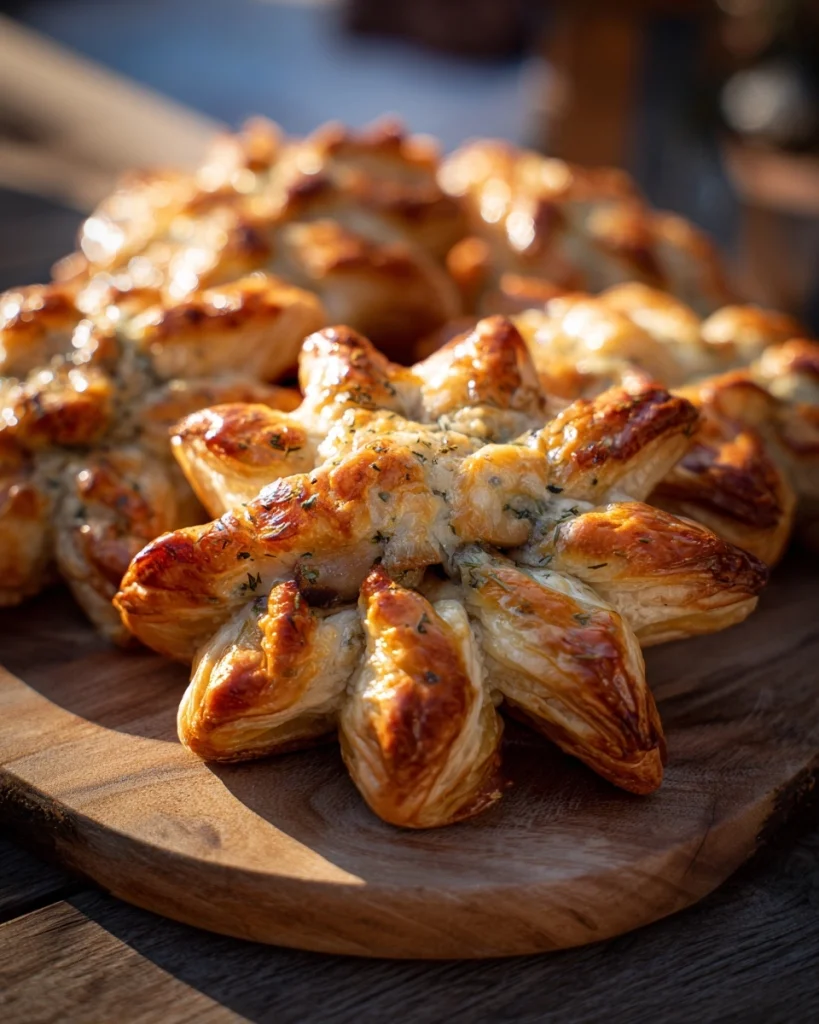 Gevulde bladerdeegster met kastanjechampignons: ontdek het recept!