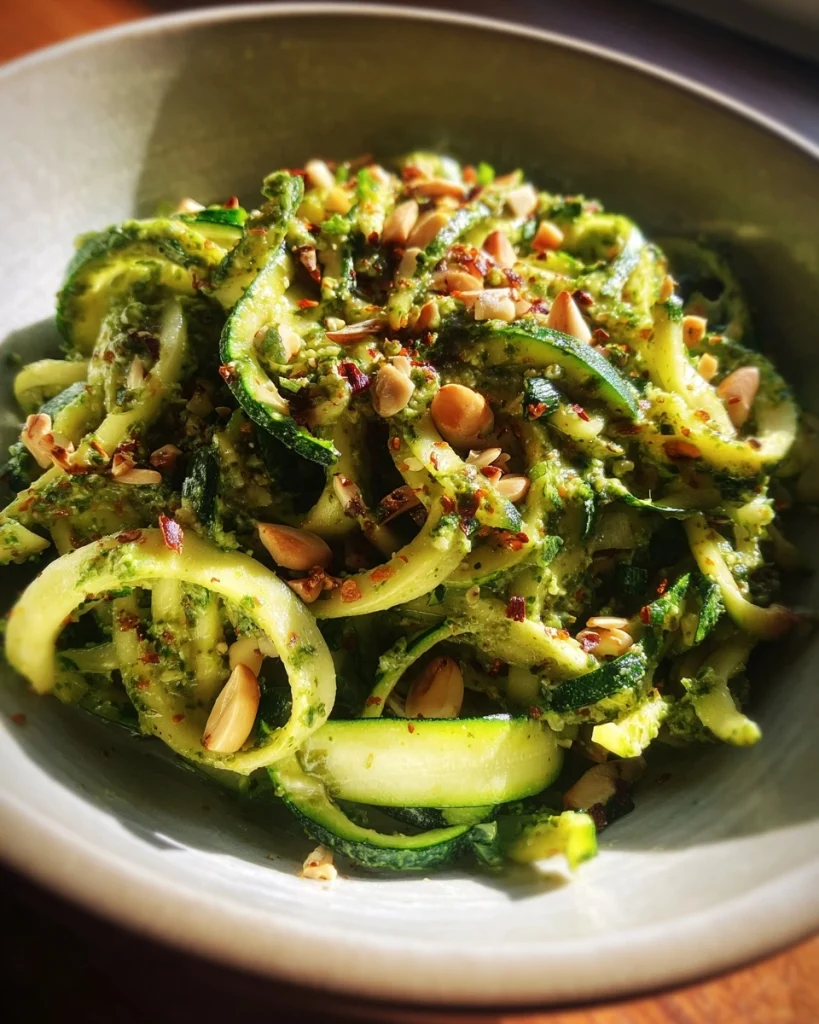 Groene Courgette Pesto Bowl – Fris & Licht voor een Gezonde Maaltijd!