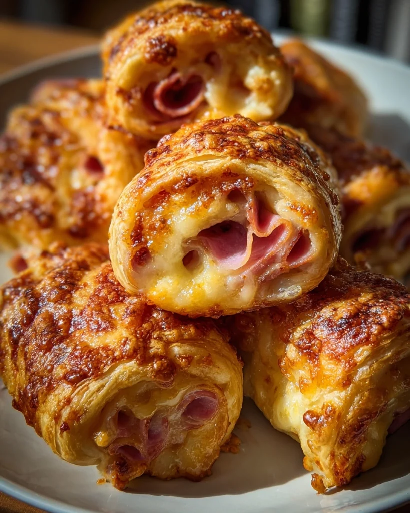 Ham-kaasrolls (bladerdeeg) that will impress your guests!