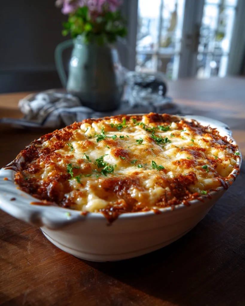 Kaasburger friet ovenschotel: Proef deze heerlijke twist!