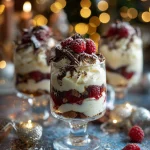 Kerst dessert in een glaasje