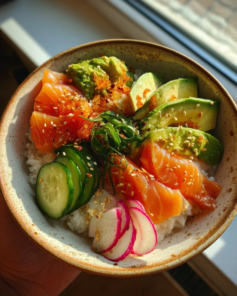 Lazy sushi bowl (zonder rollen) for easy gourmet dining!