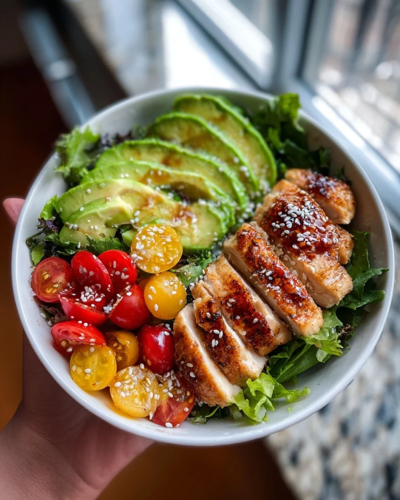 Lunch Bowl met Kip & Avocado – Eiwitrijk & Friss voor een Gezonde Maaltijd!