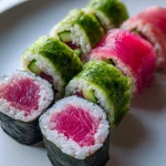 Maki sushi met tonijn of komkommer