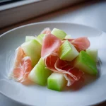 Meloen met ham hapje