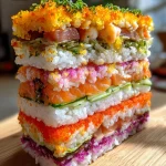 Sushi sandwich (layered sushi)