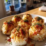 Sushiballetjes met krab & furikake