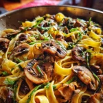 Tagliatelle met Champignons en Roomsaus