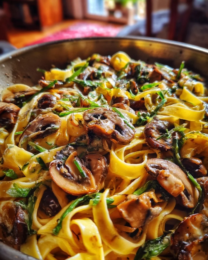 Tagliatelle met Champignons en Roomsaus: Proef deze heerlijke twist!