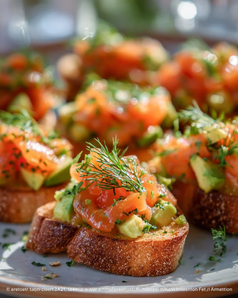 Feestelijk Begin: Geniet van Zalmtartaar met Dille en Avocado!
