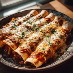 Mexicaanse Fiesta: Zelfgemaakte Enchiladas met pittige Kip en veel Kaas.
