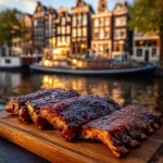 Smokey BBQ Ribs: De Kunst van het Langzaam Garen voor Vlees dat van het Bot Valt.