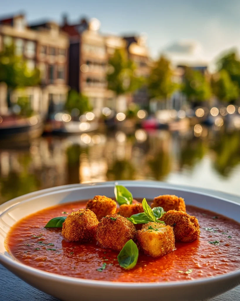 Verrassende Maaltijdsoep: Ontdek Romige Tomatensoep met Gehaktballetjes!