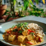 Wereldgerecht Thuis: Pittige Tofu Curry met Kokosmelk en Rode Peper.