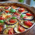 Aubergine ovenschotel met tomaat en Parmezaanse kaas