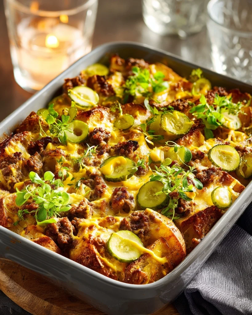 Big Mac ovenschotel met gehakt, kaas en augurk is onweerstaanbaar!