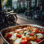 Gnocchi pesto ovenschotel met tomaat en burrata