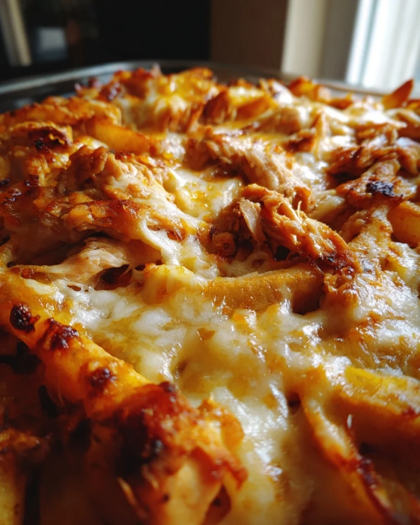 Kapsalon Ovenschotel met krokante kip voor een heerlijke maaltijd!
