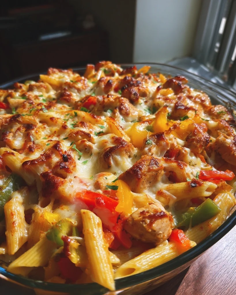 Kip al Forno met penne, paprika en geraspte kaas: ontdek het perfecte recept!