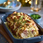 Krokante cordon bleu ovenschotel met ham en kaas