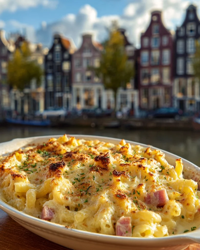 Macaroni met ham en kaas uit de oven: een makkelijk recept!