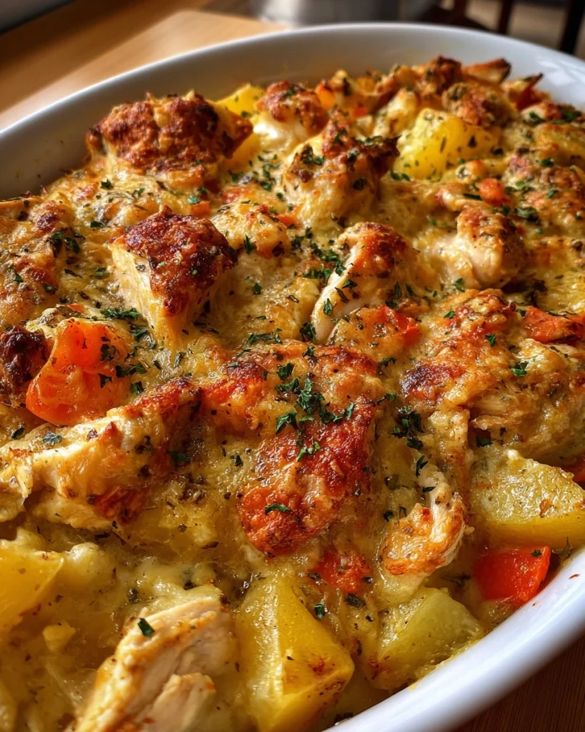 Ovenschotel met Kip, Aardappel & Groente: Een Heerlijke Maaltijd!