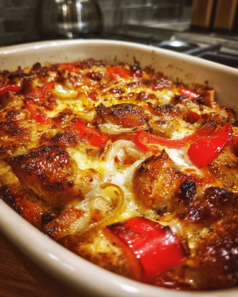 Ovenschotel met Kip, Ui en Zoete Paprika voor een heerlijke maaltijd!
