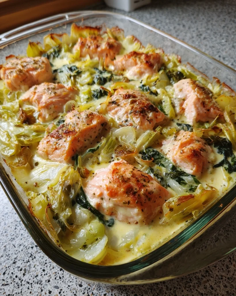 Ovenschotel met Zalm, Prei en Romige Mosterdsaus: Probeer dit Heerlijke Recept!