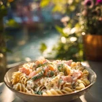 Pasta Boursin met Zalm