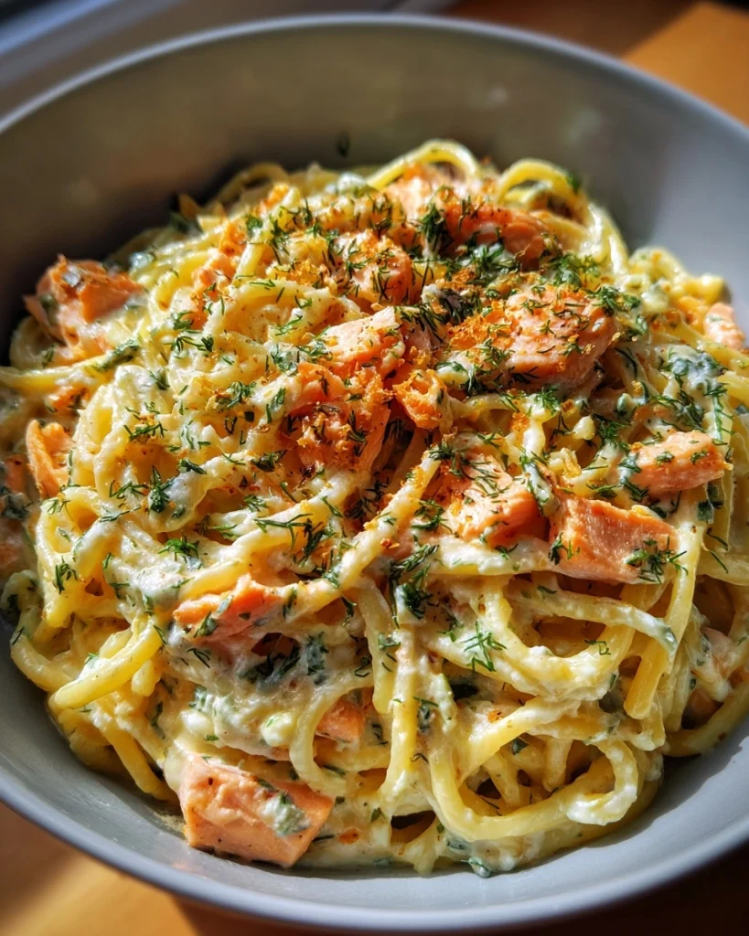 Pasta met Boursin en zalm: Een verrukkelijk recept!
