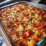 Pasta-ovenschotel "Caprese" met tomaat & mozzarella