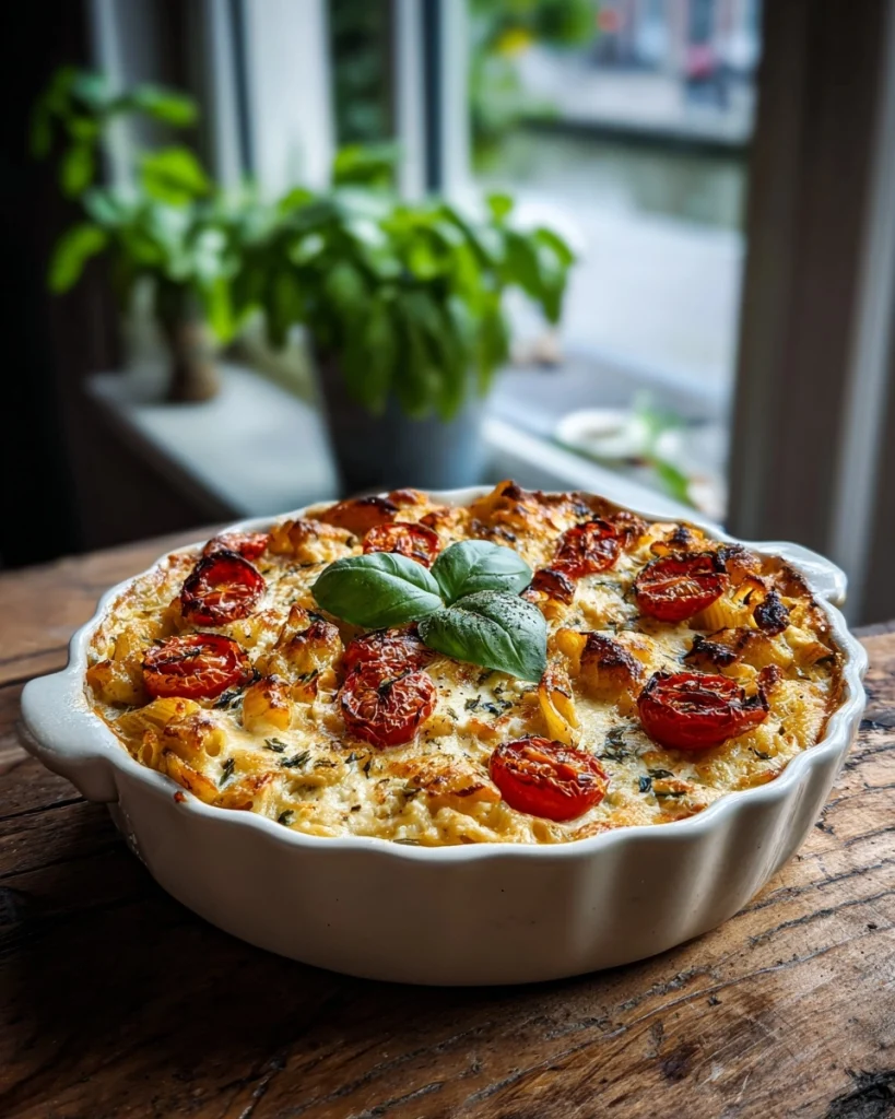 Pasta ovenschotel met feta, tomaat en basilicum: Probeer dit heerlijke recept!