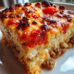 Pasta-ovenschotel met gehakt, tomaat & kaas