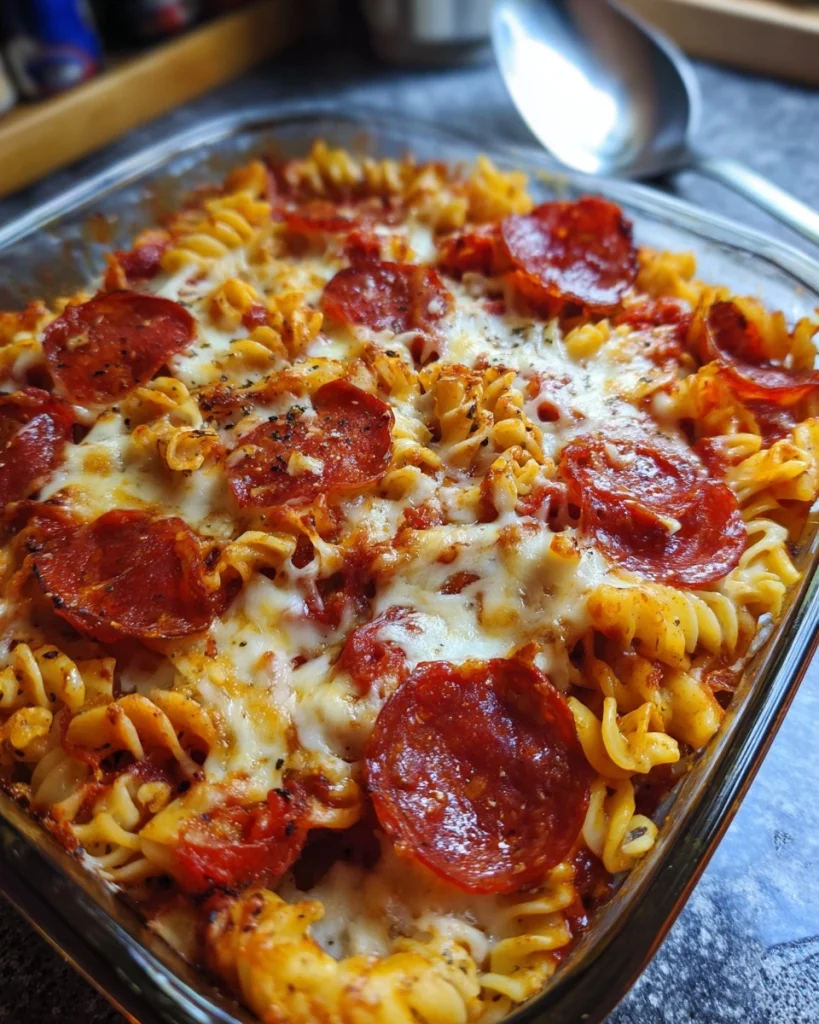 Pizza-pasta Ovenschotel met Salami & Mozzarella: proef de onweerstaanbare combo!