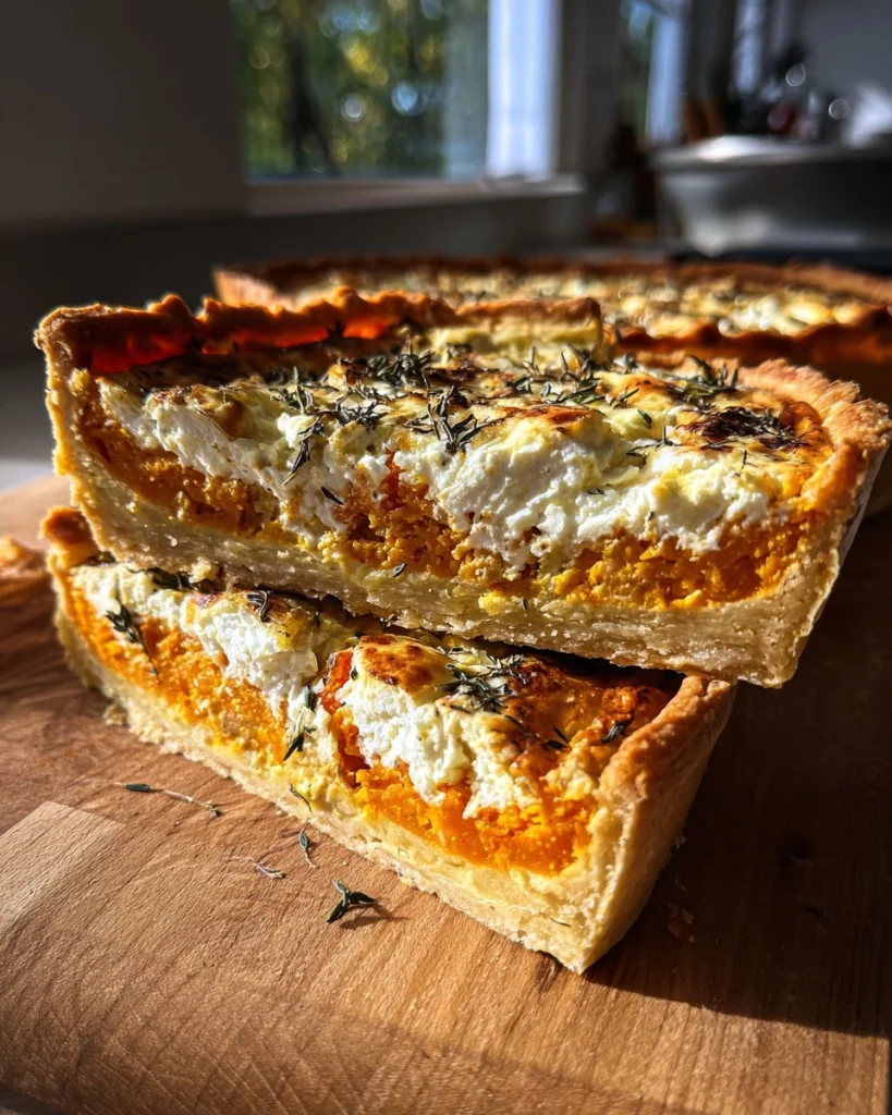 Pompoentaart met geitenkaas & tijm: Proef de herfst!