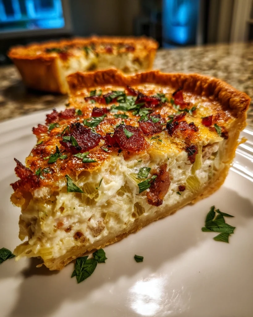 Quiche met Prei, Spek en Oude Kaas: Een Heerlijke Ontdekking!