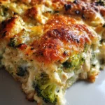 Romige Broccoli-Kip Ovenschotel met Kaaskorst — comfortfood met een krokant gouden kaaskorstje