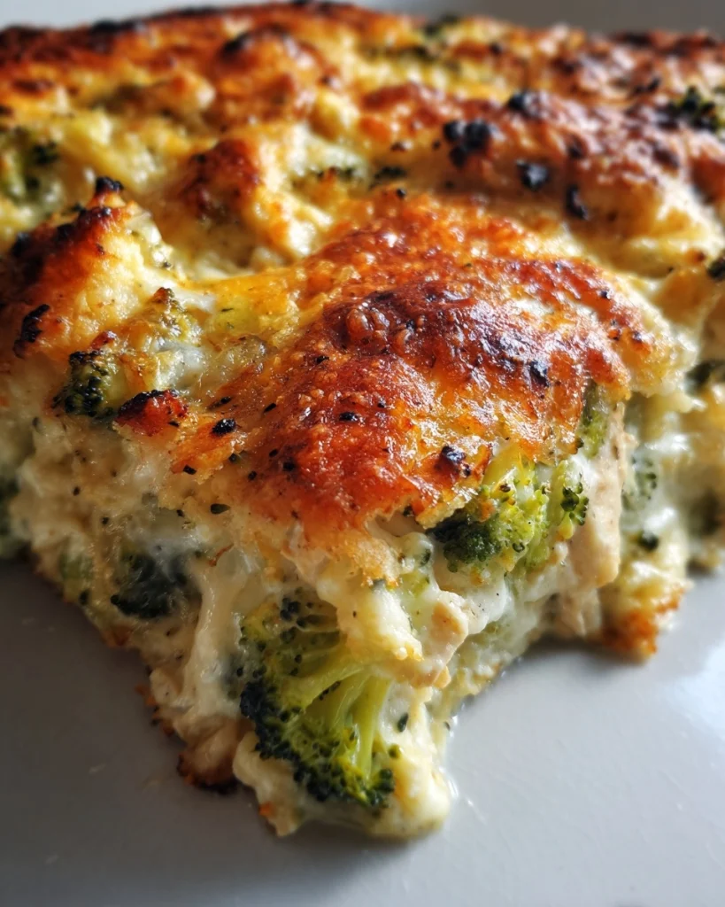 Romige Broccoli-Kip Ovenschotel met Kaaskorst: Geniet van deze heerlijke comfortfood!