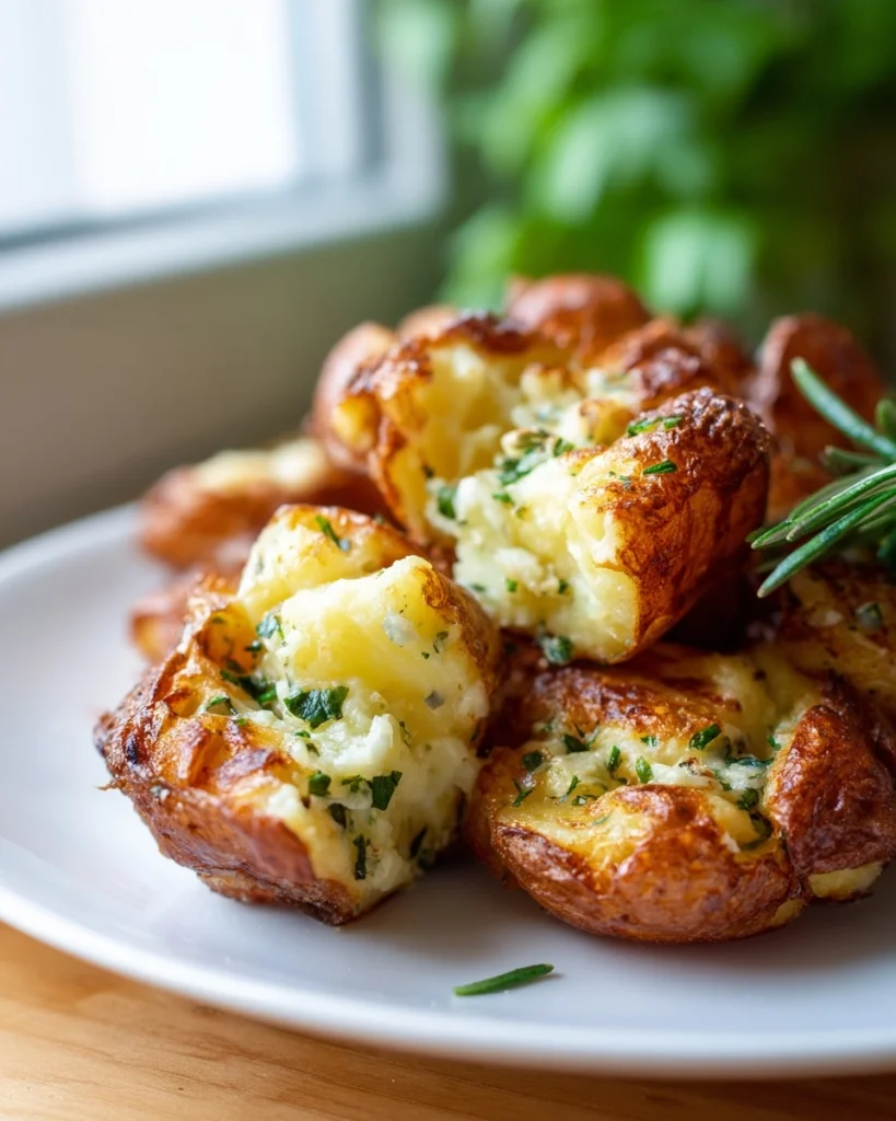 Smashed potatoes met knoflook: de perfecte bijgerecht!