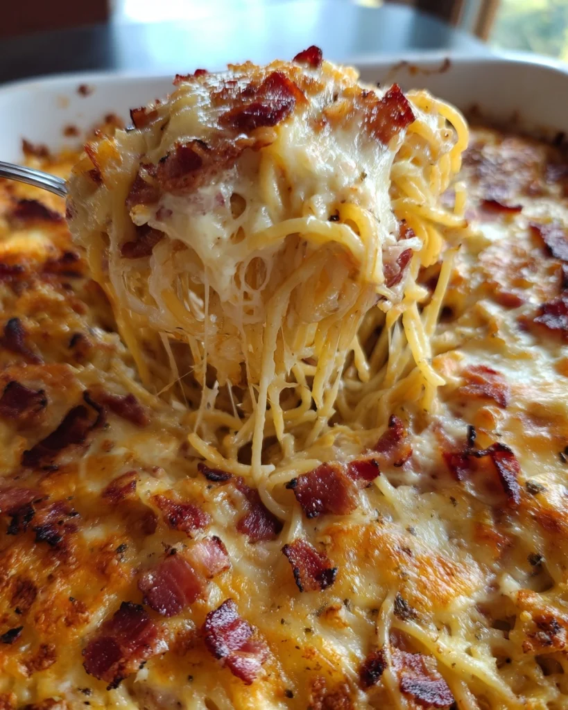Spaghetti carbonara ovenschotel: A creamy delight awaits!