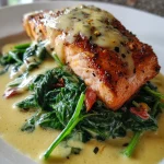 Zalm uit de Oven met Spinazie & Citroenroom — fris-romig, luxe comfort uit de oven