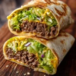 Big Mac Wrap met gehakt, kaas en saus