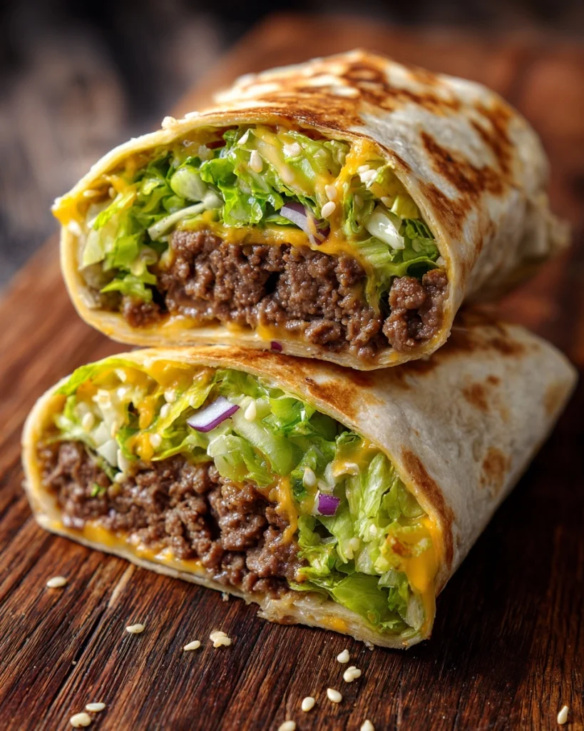 Big Mac Wrap met gehakt, kaas en saus: Probeer dit snel!