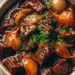 Hollandse Hachee met Karamelui en Bierjus