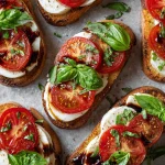 Italiaanse tomaten-mozzarella toast